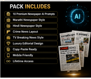 Premium Newspaper AI Prompt Pack - Image 2