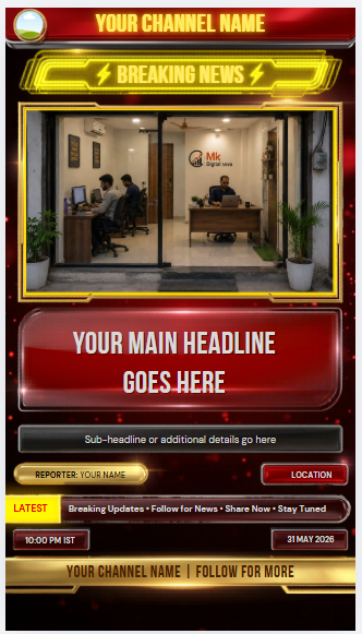 PREMIUM NEWS REEL CANVA TEMPLAT - Image 10