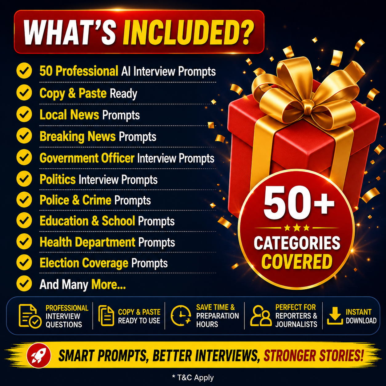 50 Premium AI Interview Prompts for Reporters - Image 2